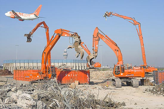 Prologis Fokker Logistics Park demolition 2006