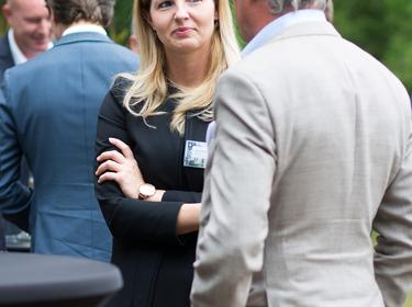 Gina Helmold op het Get Together event van Prologis