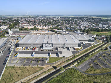 Aerial view of Prologis Pulheim Distribution Center in Germany Aerial view of Prologis Pulheim Distribution Center in Germany