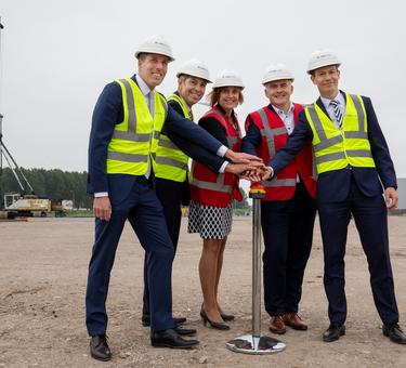 Prologis & HEMA celebrate the start of construction of a new warehouse