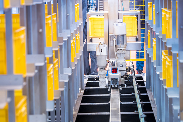 Automatisering warehousesysteem voor sorteren en ophalen Automatisering warehousesysteem voor sorteren en ophalen