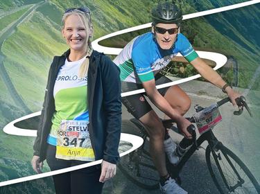 Two participants from the Stelvio challenge